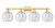 Innovations - 716-4W-SG-G124-8 - Four Light Bath Vanity - Arcadia - Satin Gold