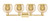 Arcadia Four Light Bath Vanity (716-4W-SG-G128-8)