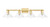 Innovations - 716-4W-SG-G132 - Four Light Bath Vanity - Arcadia - Satin Gold