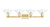 Arcadia Four Light Bath Vanity (716-4W-SG-G132)