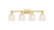 Innovations - 716-4W-SG-G441 - Four Light Bath Vanity - Arcadia - Satin Gold