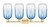 Arcadia Four Light Bath Vanity (716-4W-SG-G482-7SB)