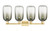Arcadia Four Light Bath Vanity (716-4W-SG-G482-7SL)