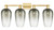 Innovations - 716-4W-SG-G484-7SL - Four Light Bath Vanity - Arcadia - Satin Gold
