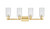 Arcadia Four Light Bath Vanity (716-4W-SG-G804)