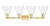 Arcadia Four Light Bath Vanity (716-4W-SG-GBC-82)