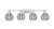 Innovations - 716-4W-SN-G1213-6SM - Four Light Bath Vanity - Arcadia - Brushed Satin Nickel