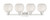 Arcadia Four Light Bath Vanity (716-4W-SN-G1216-8WM)