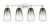 Innovations - 716-4W-SN-G480-6SL - Four Light Bath Vanity - Arcadia - Brushed Satin Nickel
