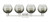 Arcadia Four Light Bath Vanity (716-4W-SN-G483-8SL)
