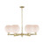 Innovations - 716-6CR-AB-G121-8 - Six Light Chandelier - Arcadia - Antique Brass
