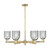 Innovations - 716-6CR-AB-G257 - Six Light Chandelier - Arcadia - Antique Brass