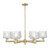 Innovations - 716-6CR-AB-G402 - Six Light Chandelier - Arcadia - Antique Brass