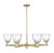 Innovations - 716-6CR-AB-G442 - Six Light Chandelier - Arcadia - Antique Brass