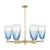 Innovations - 716-6CR-AB-G480-6SB - Six Light Chandelier - Arcadia - Antique Brass