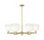 Innovations - 716-6CR-AB-G483-8OP - Six Light Chandelier - Arcadia - Antique Brass