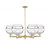 Innovations - 716-6CR-AB-G556-10CL - Six Light Chandelier - Arcadia - Antique Brass