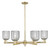 Innovations - 716-6CR-AB-G559-5SM - Six Light Chandelier - Arcadia - Antique Brass