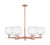 Innovations - 716-6CR-AC-G1215-8 - Six Light Chandelier - Arcadia - Antique Copper