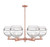 Innovations - 716-6CR-AC-G556-10CL - Six Light Chandelier - Arcadia - Antique Copper