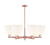 Innovations - 716-6CR-AC-GBD-91 - Six Light Chandelier - Arcadia - Antique Copper