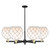 Innovations - 716-6CR-BAB-G121-10RW - Six Light Chandelier - Arcadia - Black Antique Brass