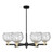 Innovations - 716-6CR-BAB-G1213-8CL - Six Light Chandelier - Arcadia - Black Antique Brass