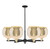 Innovations - 716-6CR-BAB-G128-10 - Six Light Chandelier - Arcadia - Black Antique Brass