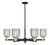 Innovations - 716-6CR-BAB-G257 - Six Light Chandelier - Arcadia - Black Antique Brass