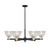 Innovations - 716-6CR-BAB-G422 - Six Light Chandelier - Arcadia - Black Antique Brass