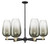 Innovations - 716-6CR-BAB-G484-7SL - Six Light Chandelier - Arcadia - Black Antique Brass
