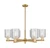 Innovations - 716-6CR-BB-G112 - Six Light Chandelier - Arcadia - Brushed Brass