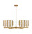 Innovations - 716-6CR-BB-G116 - Six Light Chandelier - Arcadia - Brushed Brass