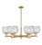 Innovations - 716-6CR-BB-G1213-8CL - Six Light Chandelier - Arcadia - Brushed Brass