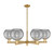 Innovations - 716-6CR-BB-G1213-8SM - Six Light Chandelier - Arcadia - Brushed Brass