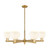 Innovations - 716-6CR-BB-G1217-6WV - Six Light Chandelier - Arcadia - Brushed Brass