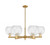 Innovations - 716-6CR-BB-G122-8 - Six Light Chandelier - Arcadia - Brushed Brass