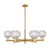 Innovations - 716-6CR-BB-G122C-6CL - Six Light Chandelier - Arcadia - Brushed Brass
