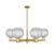 Innovations - 716-6CR-BB-G122C-8CL - Six Light Chandelier - Arcadia - Brushed Brass