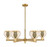 Innovations - 716-6CR-BB-G128-6 - Six Light Chandelier - Arcadia - Brushed Brass