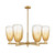 Innovations - 716-6CR-BB-G480-6AM - Six Light Chandelier - Arcadia - Brushed Brass