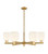 Innovations - 716-6CR-BB-G559-5GWH - Six Light Chandelier - Arcadia - Brushed Brass