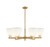 Innovations - 716-6CR-BB-GBD-751 - Six Light Chandelier - Arcadia - Brushed Brass