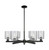 Innovations - 716-6CR-BK-G112 - Six Light Chandelier - Arcadia - Matte Black