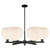 Innovations - 716-6CR-BK-G121-10 - Six Light Chandelier - Arcadia - Matte Black