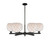 Innovations - 716-6CR-BK-G121-8RW - Six Light Chandelier - Arcadia - Matte Black