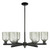Innovations - 716-6CR-BK-G259 - Six Light Chandelier - Arcadia - Matte Black