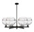 Innovations - 716-6CR-BK-G556-10CL - Six Light Chandelier - Arcadia - Matte Black