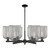 Innovations - 716-6CR-BK-G559-8SM - Six Light Chandelier - Arcadia - Matte Black