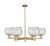Innovations - 716-6CR-CB-G1213-8CL - Six Light Chandelier - Arcadia - Champagne Bronze